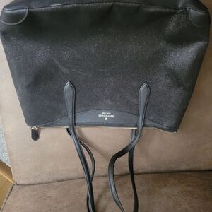 Kate Spade Black Sparkle Tote Bag